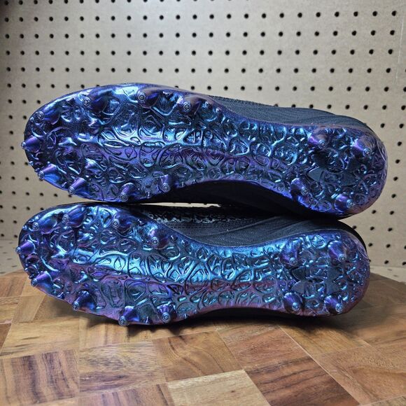 Under Armour Blur Smoke Suede 2.0 Men's Size 9 Football Cleats Black 3027978-001 - Picture 8 of 12